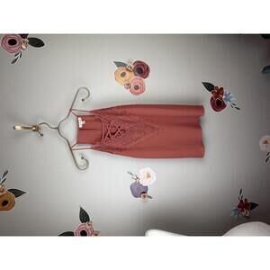 Mine Britton Orange Cross Draped Tank - Size - Medium